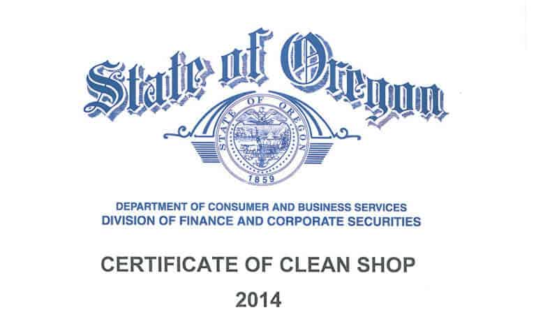 Salem Branch Receives Award from the State of Oregon