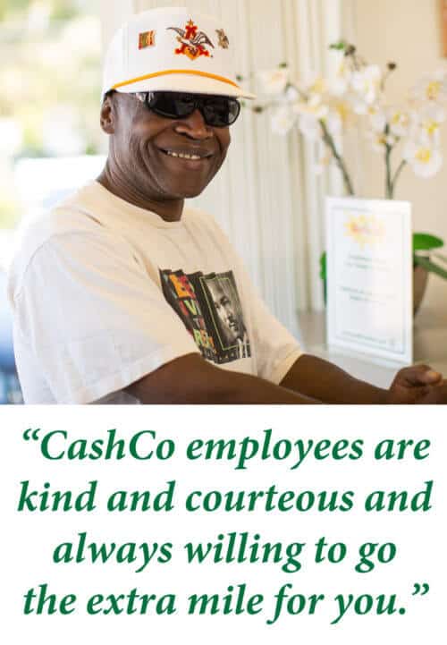 CashCo employess go the extra mile